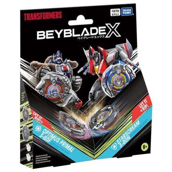 Набор волчков Optimus Primal and Starscream Multipack Set BX00 Takara Tomy