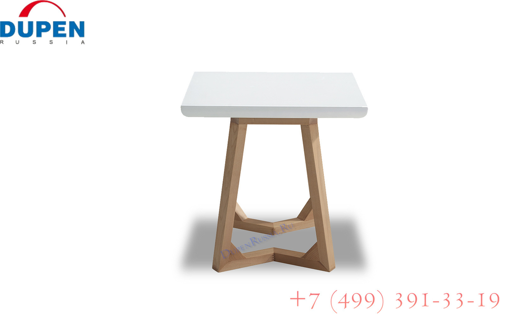 Стол журнальный J1692C Белый/Ясень