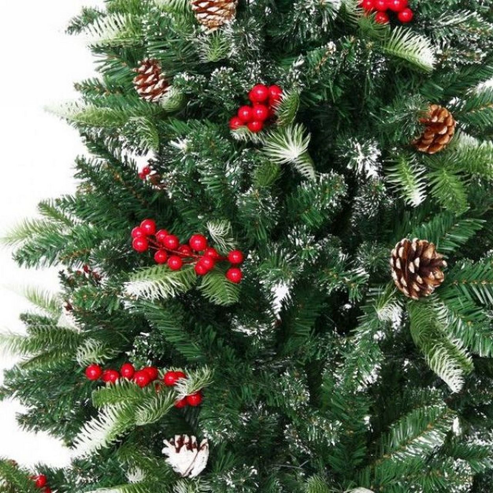 Ёлка искусственная с шишкамии и ягодами (1,8м) Universal