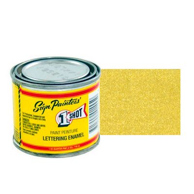 Эмаль для пинстрайпинга 1 Shot Золото (Metallic Gold), 118 мл