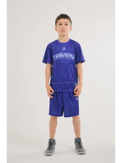 Детский спортивный костюм шорты и футболка для тренировок