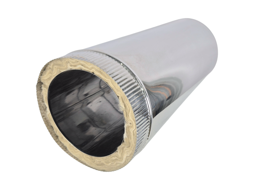 Прямой участок сэндвич Ø 150x200 0,5 м (оцин)