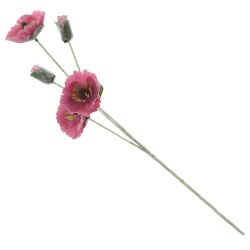 GAEM Цветок искусственный "Мак" (Real Touch), L15 W13 H70 см