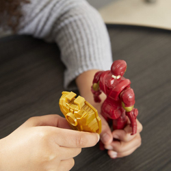 Hasbro Marvel Avengers - фигурка 15 см, Железный человек, робот, удар F1665