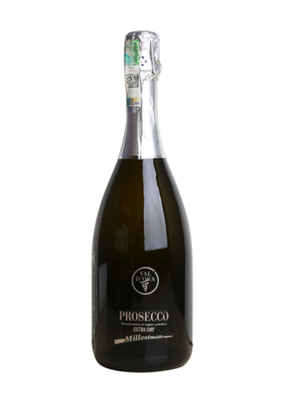 Вино игристое VAL D'OCA ARGENTO CRU MILLESIMATO PROSECCO DOC TREVISO EXTRA DRY белое сухое 11% 0,75л