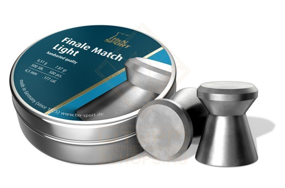 Пули H&N Match Light 4,5 мм 0.51 г (500 шт)