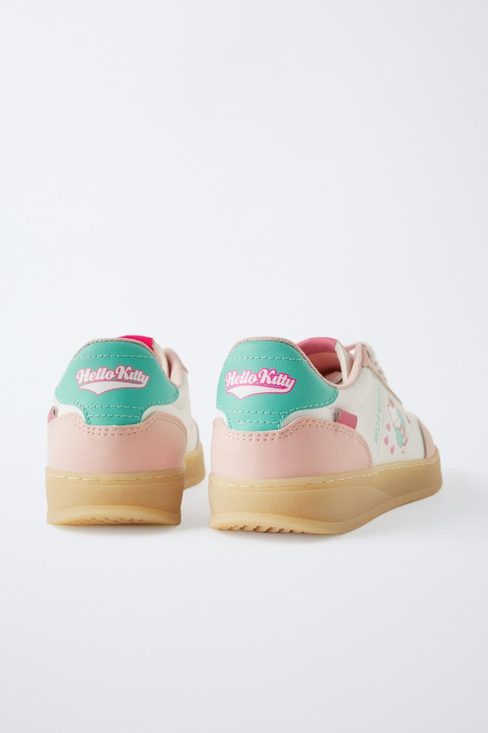 ZARA КРОССОВКИ HELLO KITTY ©, РОЗОВЫЙ