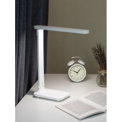 Настольный светильник ЭРА NLED-495-5W-W светодиодный аккумуляторный белый