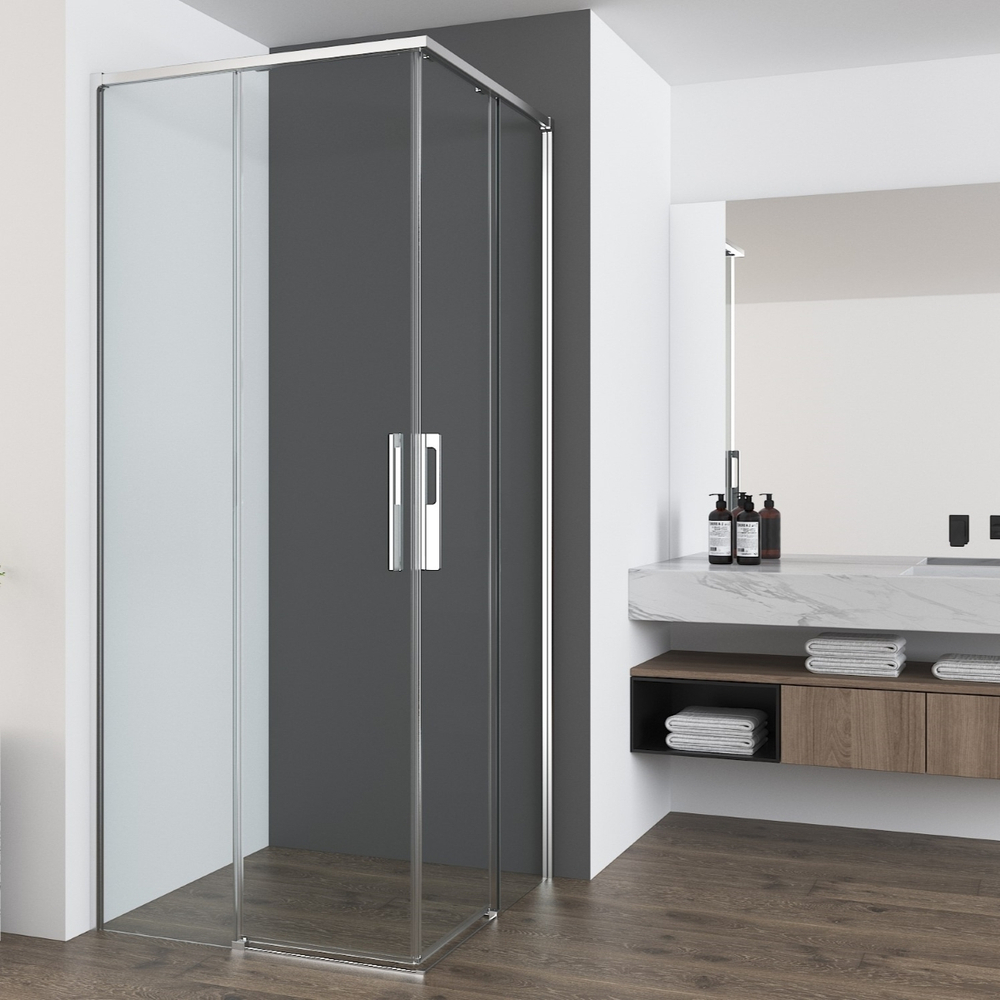 Душевой уголок Ultima VSS-7UL8090CL, 800*900, хром, стекло прозрачное