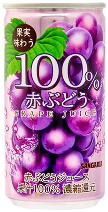 Сок Сангария Красного Винограда / Sangaria Grape Juice 0.19л - 30шт