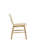 Уличный стул Alipa из массива акации и веревки кремового цвета