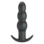 Черный анальный вибростимулятор Aeaeas - 11 см. (Цвет: черный)