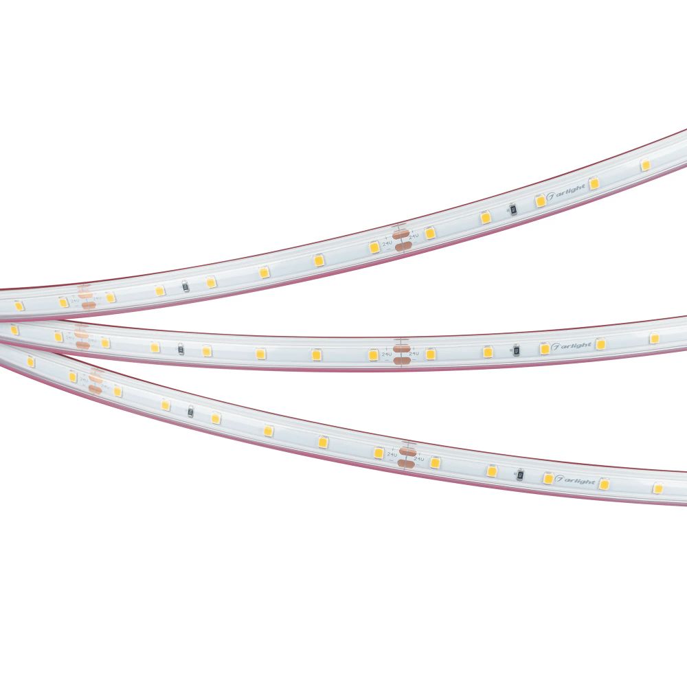 Светодиодная лента герметичная RTW-PS-A60-10mm 24V Warm3000 (4.8 W/m, IP67, 2835, 50m) (Arlight, 4.8 Вт/м, IP67) 024565(2)