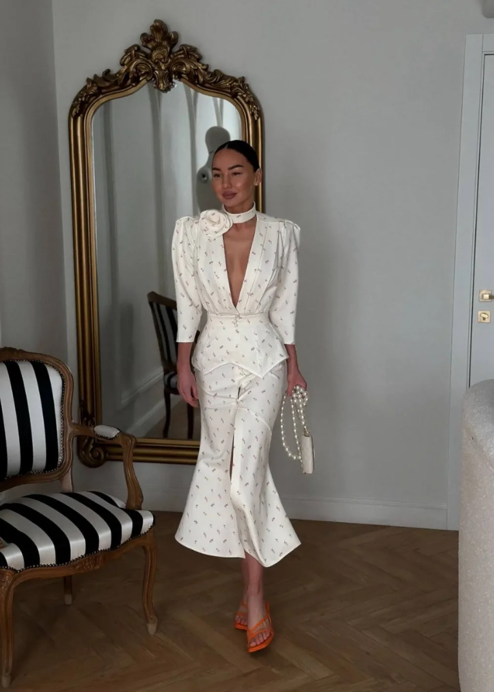 Платье Пятый элемент Розочки, Молочный