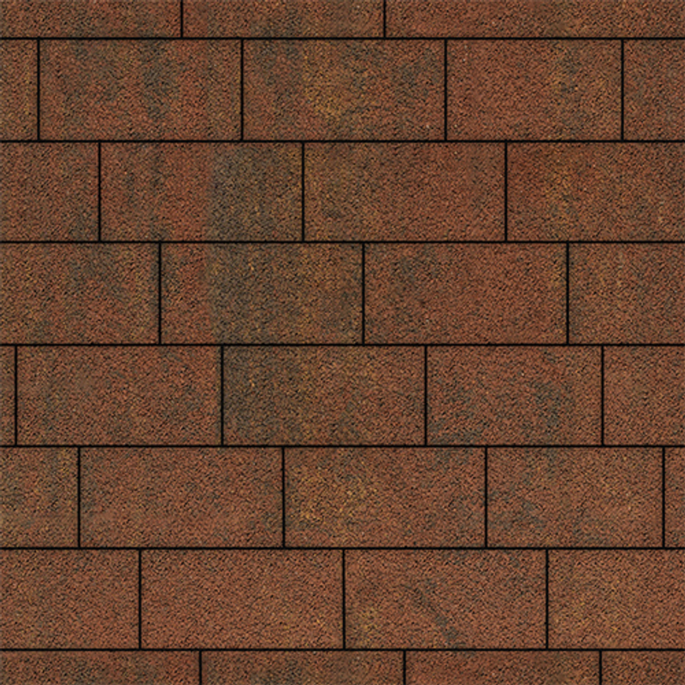 Тротуарная плитка ПРЯМОУГОЛЬНИК 300х150 мм - Листопад гранит Арабская ночь