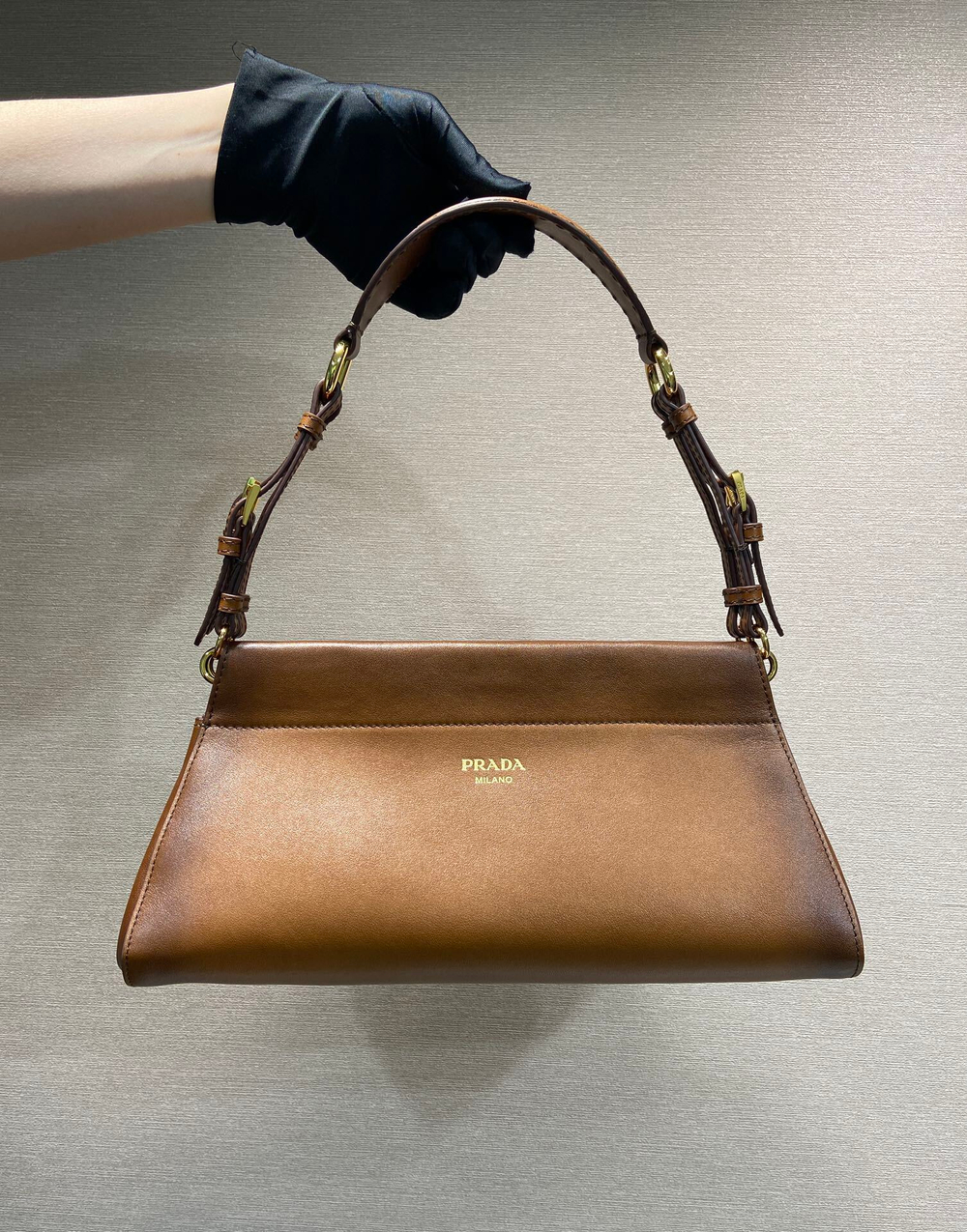 Prada Enchaine Medium Leather Bag 32 cm