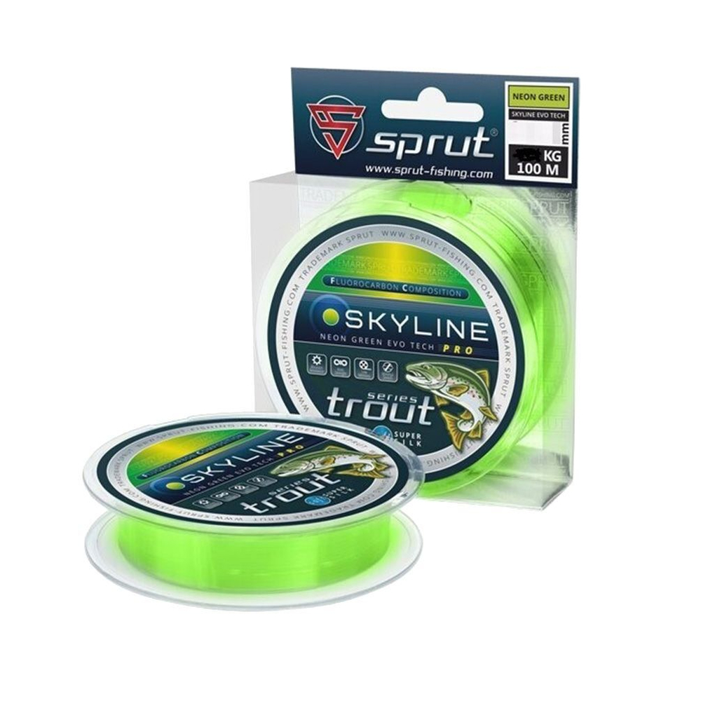 Леска для рыбалки Sprut SKYLINE EvoTech PRO Pink (0,305mm/100m), 1 штука