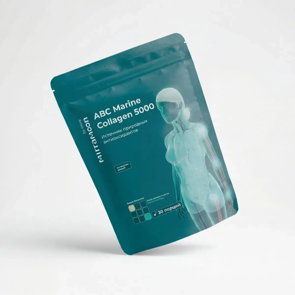 Пептиды рыбного коллагена ABC Marine Collagen (Со вкусом Апельсина) 165 г