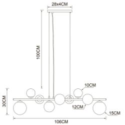 Подвесная люстра Arte Lamp