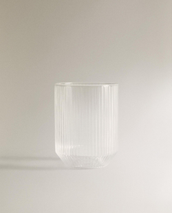 Zara Home стакан из боросиликатного стекла, цвет прозрачный, 10.5 см