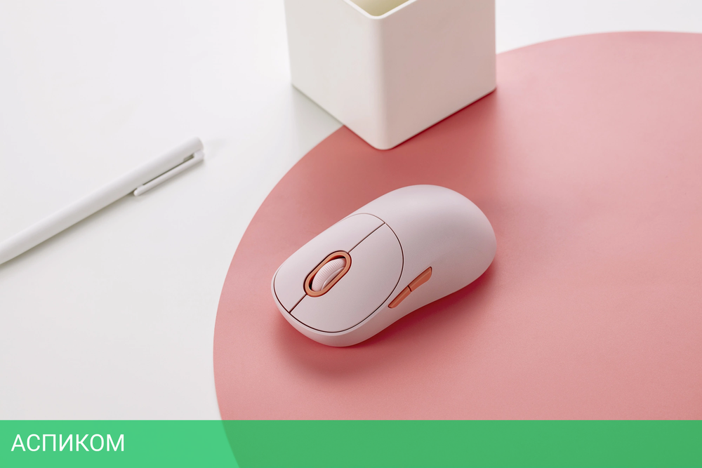 Мышь Xiaomi Wireless Mouse 3 Pink XMWXSB03YM (BHR8911GL)