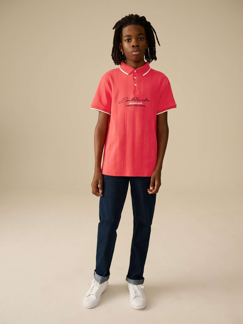 Поло для мальчика Next E98-660, Красный