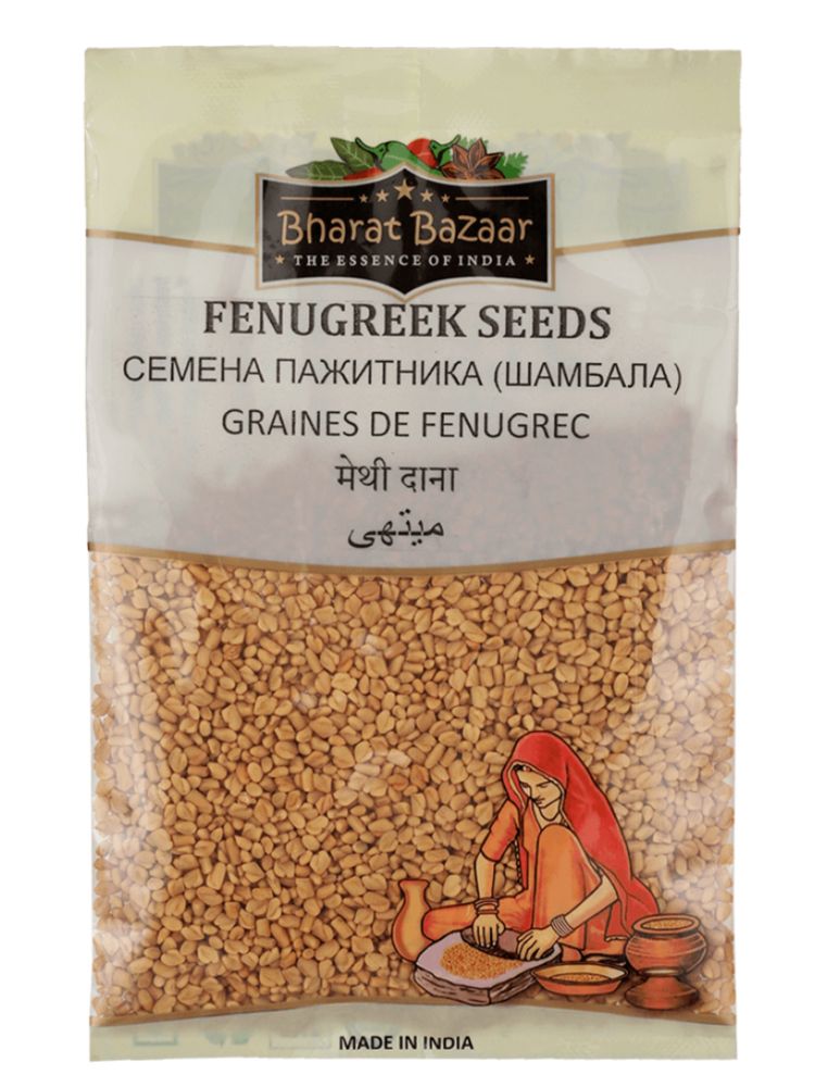 Bharat BAZAAR Methi Seeds Семена Пажитника, 100 г, 2 шт
