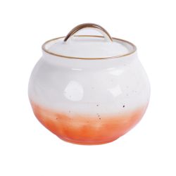 Сахарница 360 мл оранжевая d 8 см h8 см фарфор "The   Eco" P.L. Proff Cuisine [1]