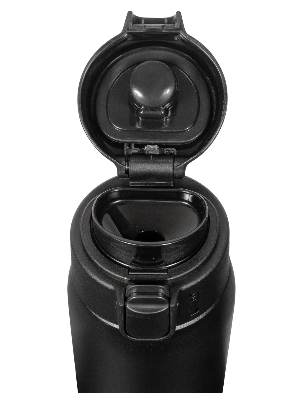 Термокружка Relaxika 701 (0,48 литра), черная (без лого)