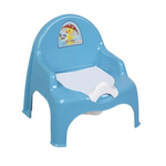 Детский кресло-горшок для детей голубой