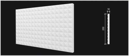 Панели DECOR-DIZAYN Дюрополимер DD932 (3m) ДД Панель (200x10x3000мм)