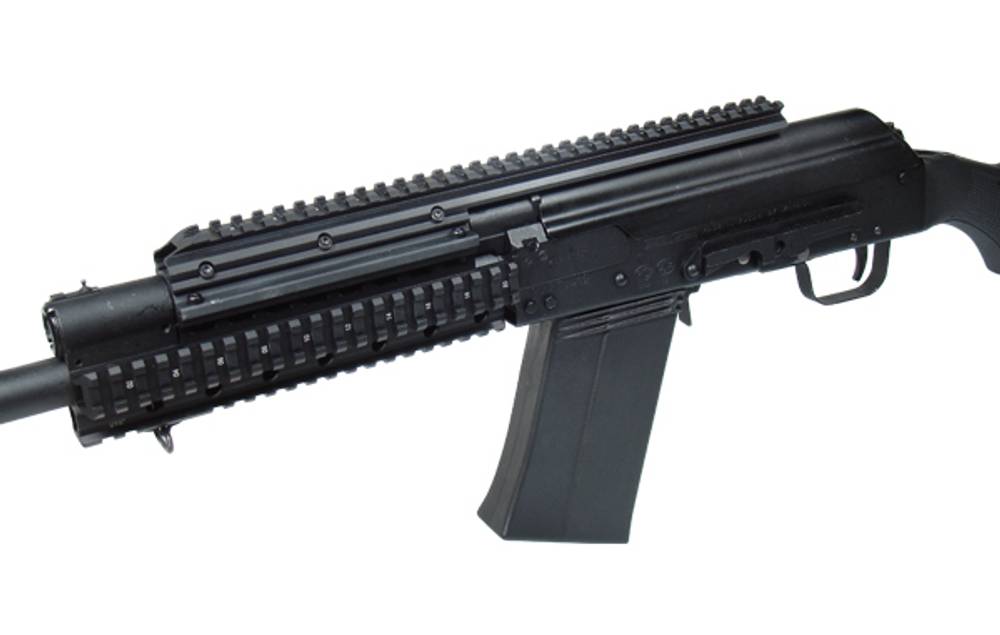 Цевьё LEAPERS тактическое с 4 планками Weaver (Сайга-12,20) MNT-HGSG12