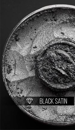 CraftPigments "Black Satin", Черный сатин, 25мл