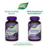 Nature's Way, Sambucus®, жевательная добавка для укрепления иммунитета, со вкусом бузины, 60 жевательных таблеток