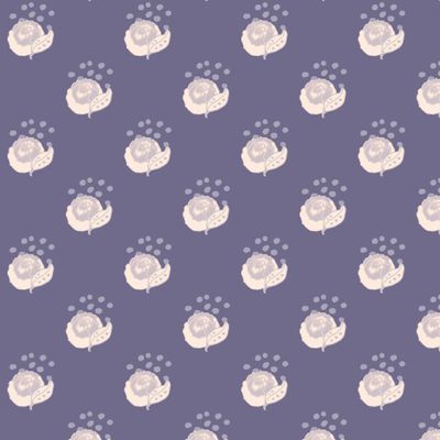 Бежевые розочки на темно-фиолетовом фоне