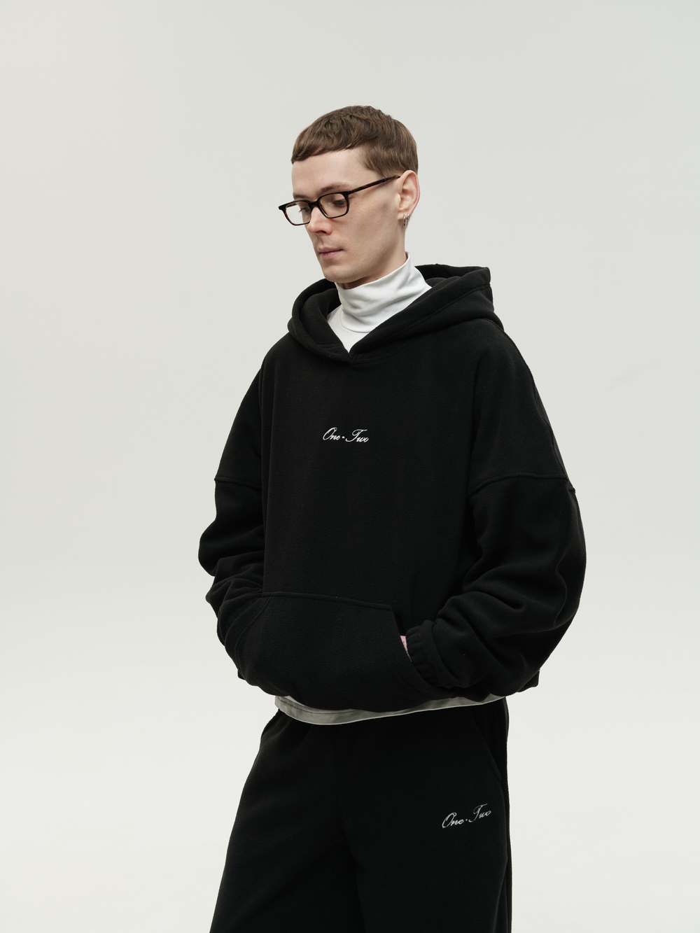 Drawstring Hoodie Black