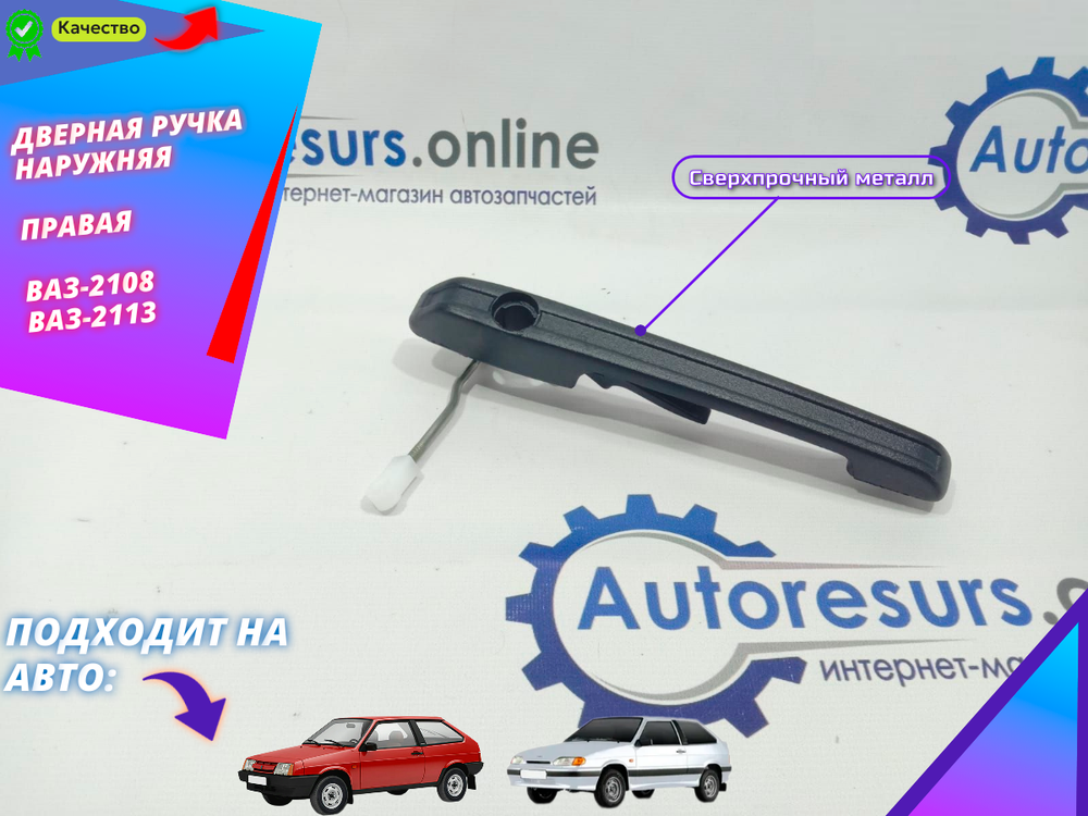 Ручки дверные наружние  "Дим73" ВАЗ 2108 правые