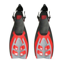 Ласты для плавания SALVAS Tonic Dive, BA190SMR1STS, размер S/M, красные