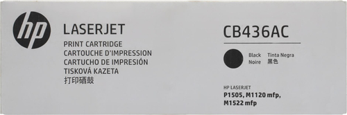 Картридж hp CB436A BLACK для hp LJ P1505/M1522/M1120