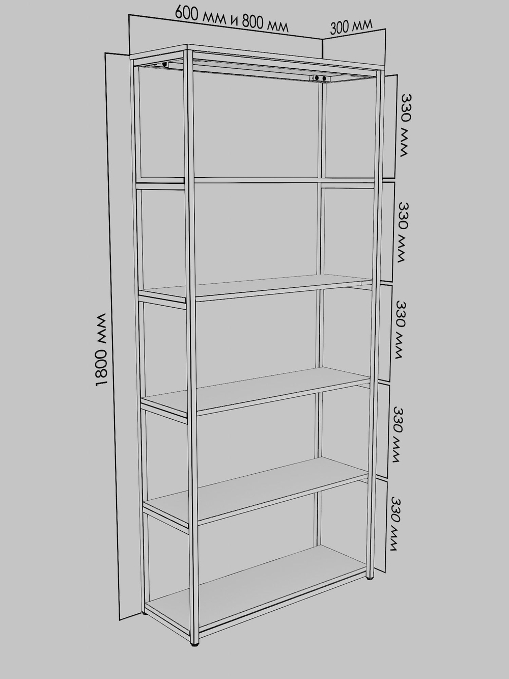 Стеллаж металлический BIMER