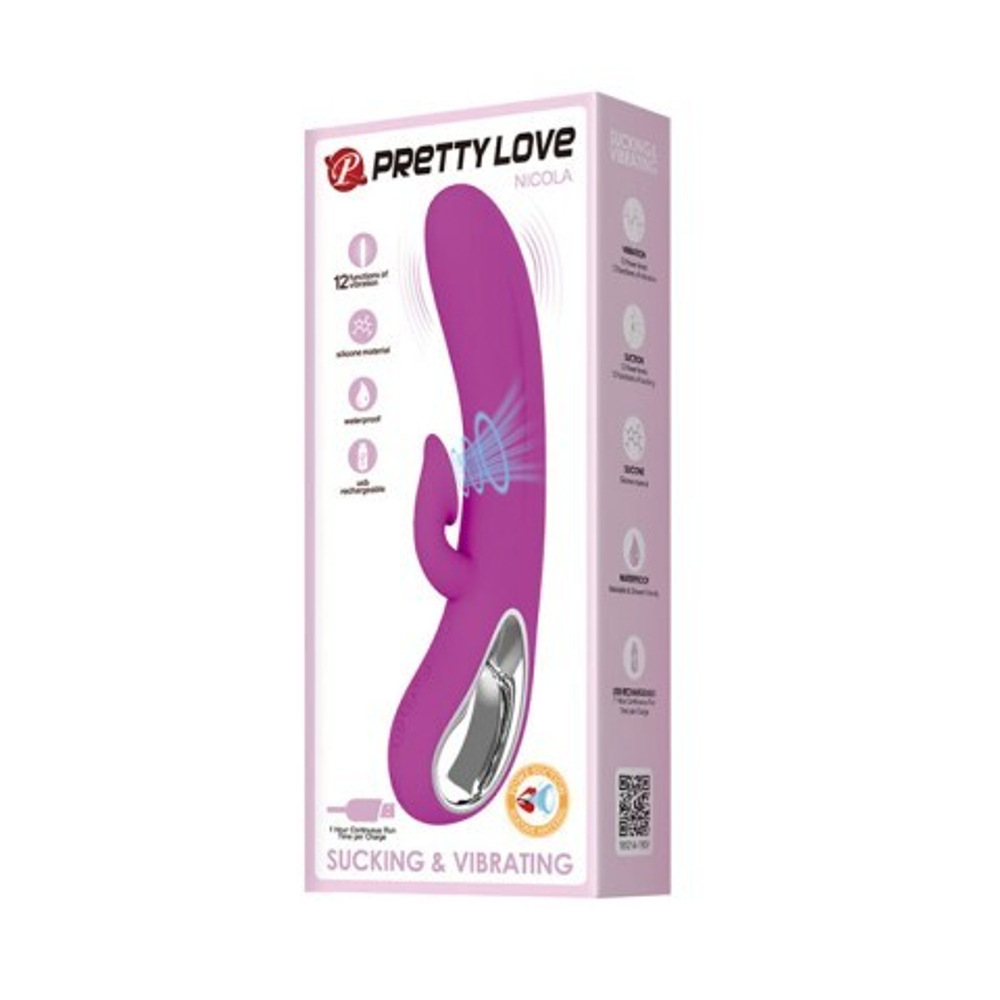 Вибратор "Romance massage" с вакуумной стимуляцией клитора