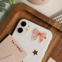 3-д стикер "бантик"