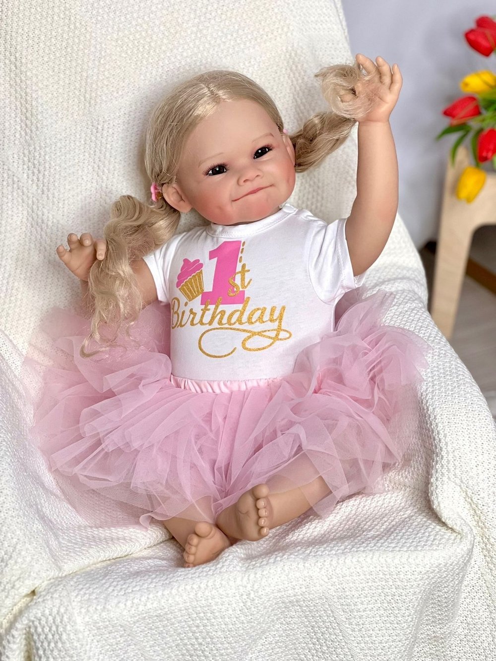 Кукла Реборн мягконабивная 60см (FA-963)