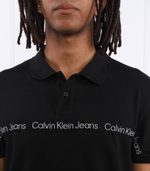 Поло LOGO TAPE CALVIN KLEIN JEANS - черный(J30J322856)