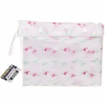 Дождевик-плащ 120 Мкрн 110*62см «Фламинго» с капюшоном и завязками, на кнопках, ДоброСад