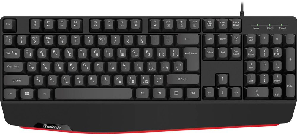 Клавиатура Defender Atom HB-546 (USB) Black