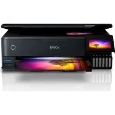 МФУ струйный Epson L8180 (C11CJ21403/402/504/502) A3 Net WiFi черный