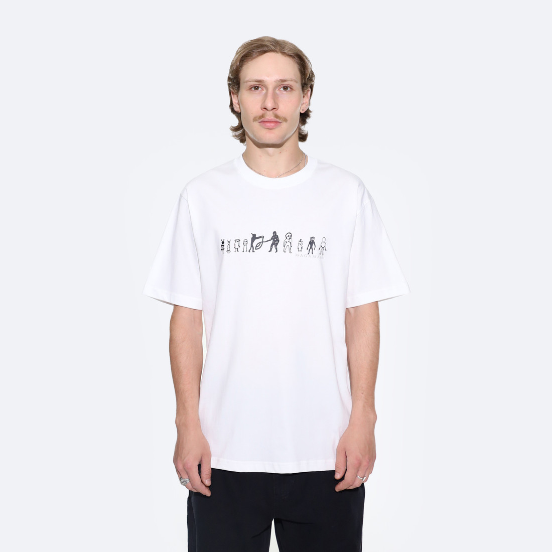 Купить Футболка Magamaev Humanoids T-Shirt (white)