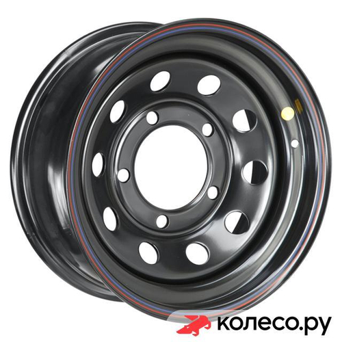 Диск усиленный УАЗ стальной черный 8x15/5*139.7 D110 ET-19 Черный