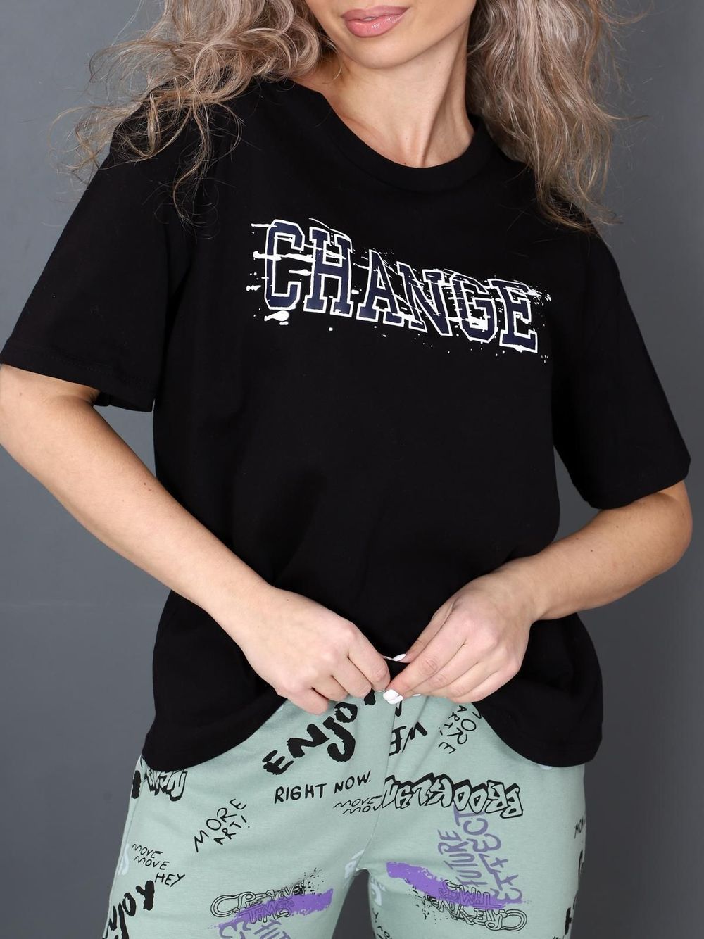 Маруа - костюм черный-оливковый Iv-capriz (Акция)